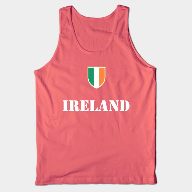 Ireland Irish Flag Saint Patrick Day Tank Top by vladocar